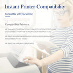 Paquete de 2 Cartuchos de Tinta de Alto Rendimiento 305XL para HP 305 305XL Compatible con HP Deskjet 2700 2710 2720 2722 Deskjet Plus 4100 4120 4130 Envy 6000 6010 6020 6032 Envy Pro 6400 6420 - Negro y Tricolor