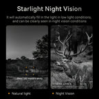 Binoculares Digitales de Visión Nocturna HD con Pantalla de 2.8" - 10x Digital, 800m de Uso Diurno y Nocturno en Completa Oscuridad, Alimentación por USB, Visor Infrarrojo de Visión Nocturna, Ajuste Infrarrojo de 7 Velocidades, para Caza, Exploración al A