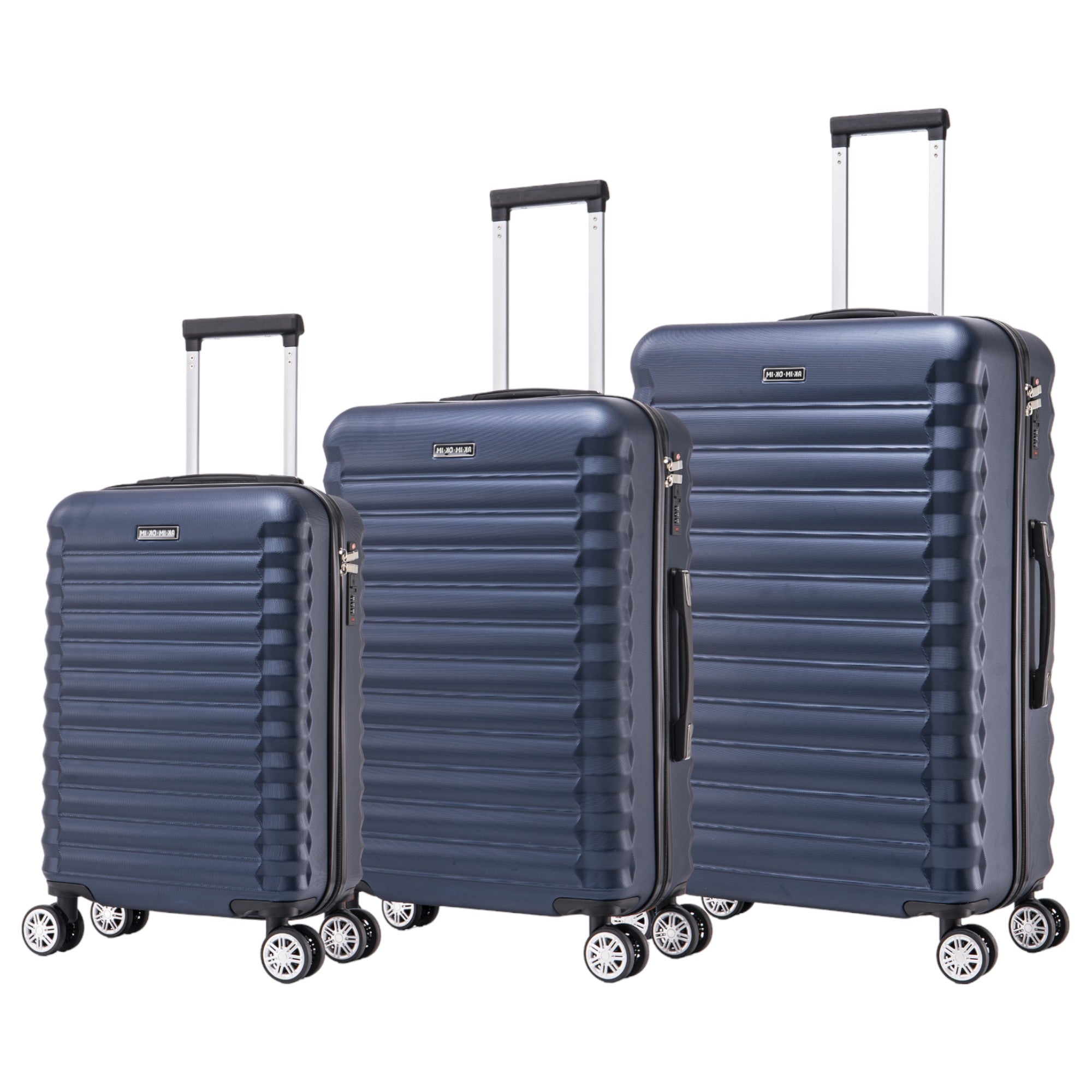 Conjunto de Maletas de Viaje Elegantes: Carcasa Ligera, Cerradura Numérica, 4 Ruedas Giratorias 360, Asa Telescpica de Aluminio Aleado Juego de Maletas Maleta ( 6999 M001 8008 6020 )