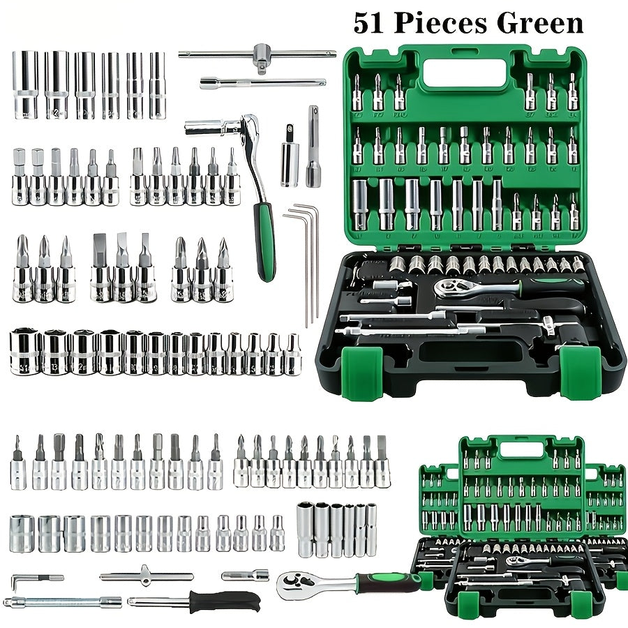 Kit de herramientas | Juego de herramientas de 899/53/51/46 piezas, kit de herramientas de maquinaria para reparaciones del hogar y kit de