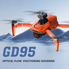 [ GD95 Dron Aéreo Profesional ] Diseño Plegable, Batería Dual de Larga Duración, Doble Cámara para Grabación, Mantenimiento de Altura y Giro de 360°, Ideal como Regalo de Navidad/Halloween o Cumpleaños para Novio