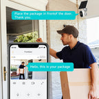 4pcs Cámara de Seguridad Solar LaxiHub, Cámara Inteligente Inalámbrica para Exteriores con Energía Solar, WiFi para Hogar, IP65, Visión Nocturna en Color, Audio Bidireccional, Seguimiento de Movimiento con IA, Control por APP