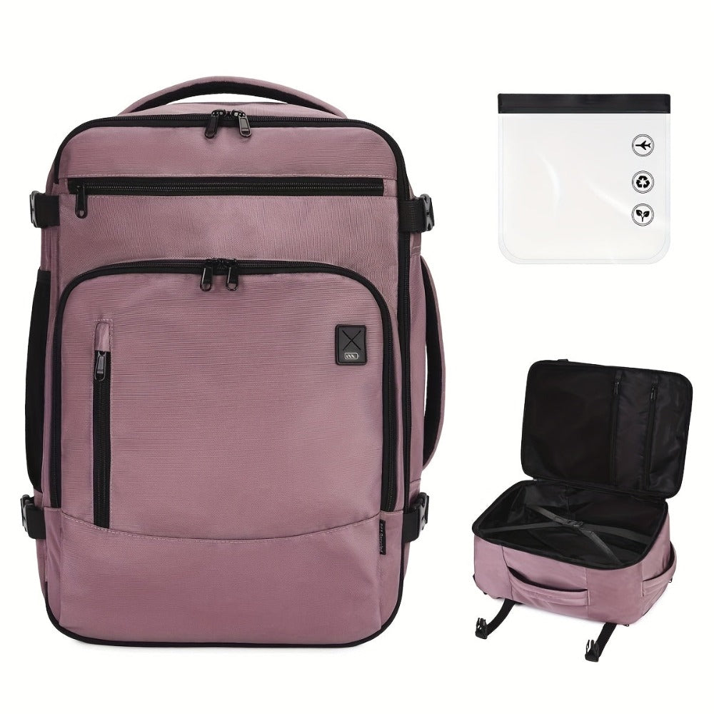 Mochila de Viaje de 30L para Debajo del Asiento con Compartimento para Laptop, Ideal para Avión y Uso Diario | Correas Acolchadas y Sistema de Organización, Equipaje de Mano Unisex, Regalo de Navidad