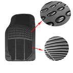 Alfombrillas Antideslizantes para Coche Alfombrillas Delanteras Set de 4 Alfombrillas Universales para Coche, Material PVC Duradero, Diseño Antideslizante y de Alta Gravedad, Instalación Fácil y Protección Completa para el Interior del Vehículo, Fácil de