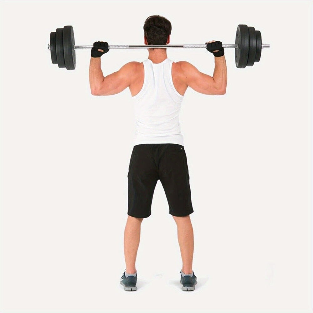 Juego de placas de peso estándar de 15Kg/ 20Kg/ 30Kg, mancuernas, barra de gimnasio, entrenamiento de levantamiento de pesas, placas de mancuernas para culturismo