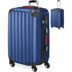 Monzana Maleta rígida Baseline L color Negro equipaje de viaje 62 L peso 2,8 Kg con ruedas 360° trolley 2 asas valija