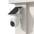 Cámara de Seguridad Exterior ANRAN 2K WiFi: Carga Solar Integrada, Funciona con Batería e Inalambrica Visión Nocturna a Color Detección Humana Chat en Ambos Sentidos Alarma Sonora Compatible Con Alex