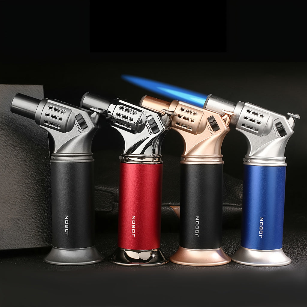 Encendedores recargables | Encendedor de Metal (Quemador No Incluido), Diseño Clásico Exquisito de Base Pulido, Encendedor a Propano a Prueba de