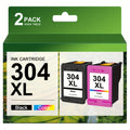 Cartucho de tinta | Cartuchos de tinta 304XL de alto rendimiento remanufacturados para HP 304 XL (Color Negro) para HP Deskjet 2600 2620 2621