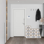 Caixas Rectangulares Apilables con Cajón Extraíble y Ventana Transparente, Organizador de Papel Kraft para Zapatos, Ropa y Accesorios (10pcs/20pcs)