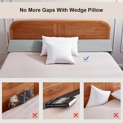 Almohada de cama | Almohada Cura para Cama, Relleno para Espacio de Cama, Almohadas Triangulares, Cierres de Cabecero, Reposacabezas para Dormir