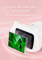 Microscopio digital portátil para niños 6.1cm portátil | Para aprendizaje, exploración y regalo