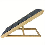 Rampa plegable para perros Portátil, rampa para mascotas Cuatro niveles de altura ajustables Escaleras para gatos y perros grandes Pasos antideslizantes para camas, sofás o coches Escalera para mascotas Carga máxima 100kg 100x40x60cm