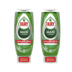 FAIRY Maxi Poder Duplo 900 ml Lavavajillas Liquido a Mano 2x450 ml Con Poder Antigrasa, Limpieza Facil Platos, Ollas Y Sartenes Mas Grasientas