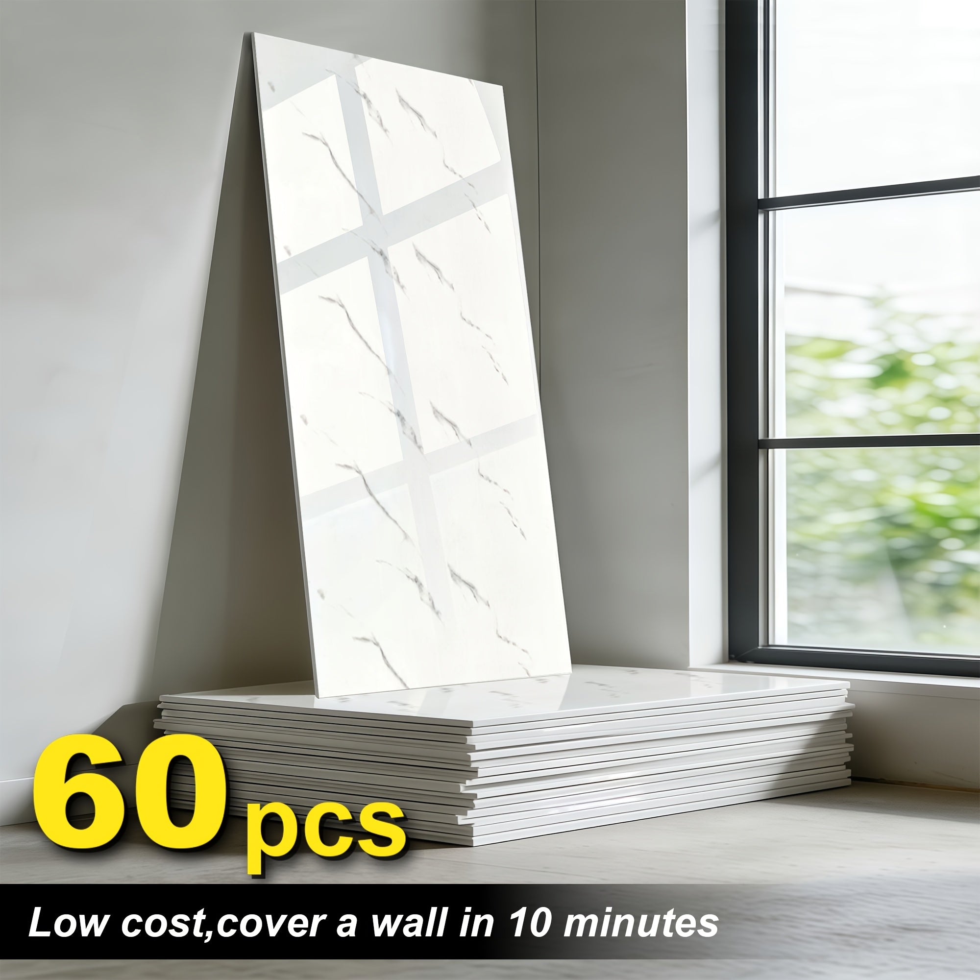 Panel de pared autoadhesivo 100 unidades | Cocina baño salón y renovación DIY