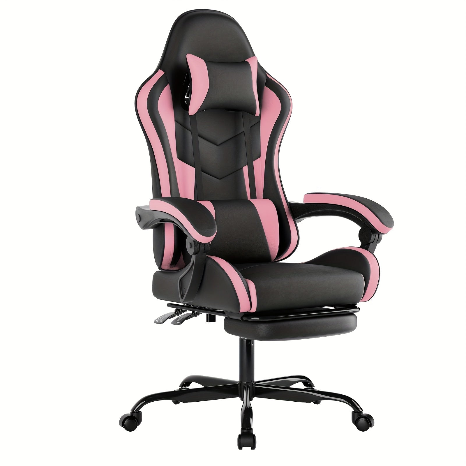 Silla Gamer, Silla de Computadora, Inclinación de Respaldo de 135°, Silla Ergonómica con Reposapiés, Silla de Oficina, Silla de Computadora Ergonómica con Soporte Lumbar, Silla para Esports