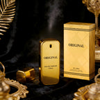 ORIGINAL Eau De Parfum 100ml - Fragancia Noble de Ámbar y Madera, Esencia Atemporal con Bergamota, Rosa y Sándalo, Perfume de Lujo en Botella Minimalista