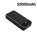 Batería externa | PD66W Carga Súper Rápida, Batería Portátil de Alta Capacidad 50000mAh, Pantalla LED de Energía/Puertos de Salida Rápida Dobles
