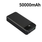 Batería externa | PD66W Carga Súper Rápida, Batería Portátil de Alta Capacidad 50000mAh, Pantalla LED de Energía/Puertos de Salida Rápida Dobles