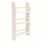Librerías y estanterías | 1pc Estante Organizador de Libros con Estanterías para Almacenar Libros, Pino E1 MDF, Sala de Juegos o Sala de