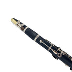 Siemonic Clarinete en Si bemol de 17 llaves, juego de clarinete chapado en níquel con estuche, kit de clarinete para principiantes con kit de limpieza y adicionales, instrumento de viento para práctica, interpretación y uso musical
