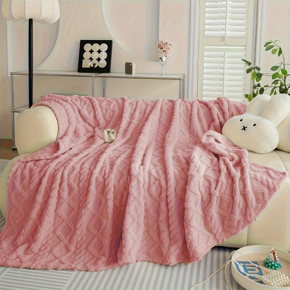 Manta de Lujo Ultra Suave de Felpa - Suave Forro Polar para Humanos | Multiusos para Sofá, Cama, Oficina y Viajes | Lavable a Máquina, Calidez para Todas las Estaciones | Varios Tamaños y Tonos Neutros