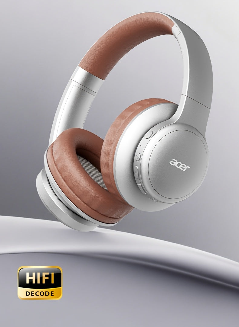 Auriculares Bluetooth | [Producto Oficial Acer] Auriculares Over-Ear Acer OHR559 OWS con Sonido Envolvente ACS, Bajos Potentes, Batería de Larga