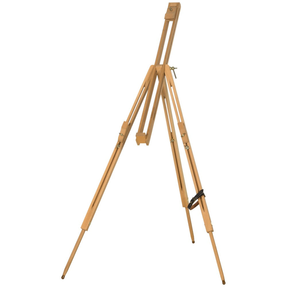 Caballete de madera Vinsetto Artist con soportes, plegable y portátil para artistas de bodas, sostiene lienzos de hasta 66/107 cm, madera natural