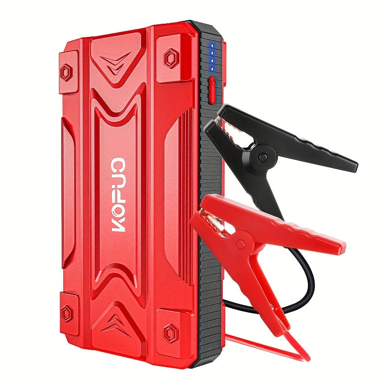 Arrancador de batería KOPUO 3000/5000A opcional 9000A, máquina todo en uno con bomba de aire de 150 PSI: arrancador de emergencia con función de iluminación, apto para coches de gasolina de 12V 10L y diésel de 8L - Accesorios y herramientas para coche - p