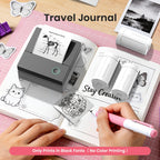 Impresora térmica portátil multifuncional inalámbrico | Oficina etiquetas tatuajes y documentos