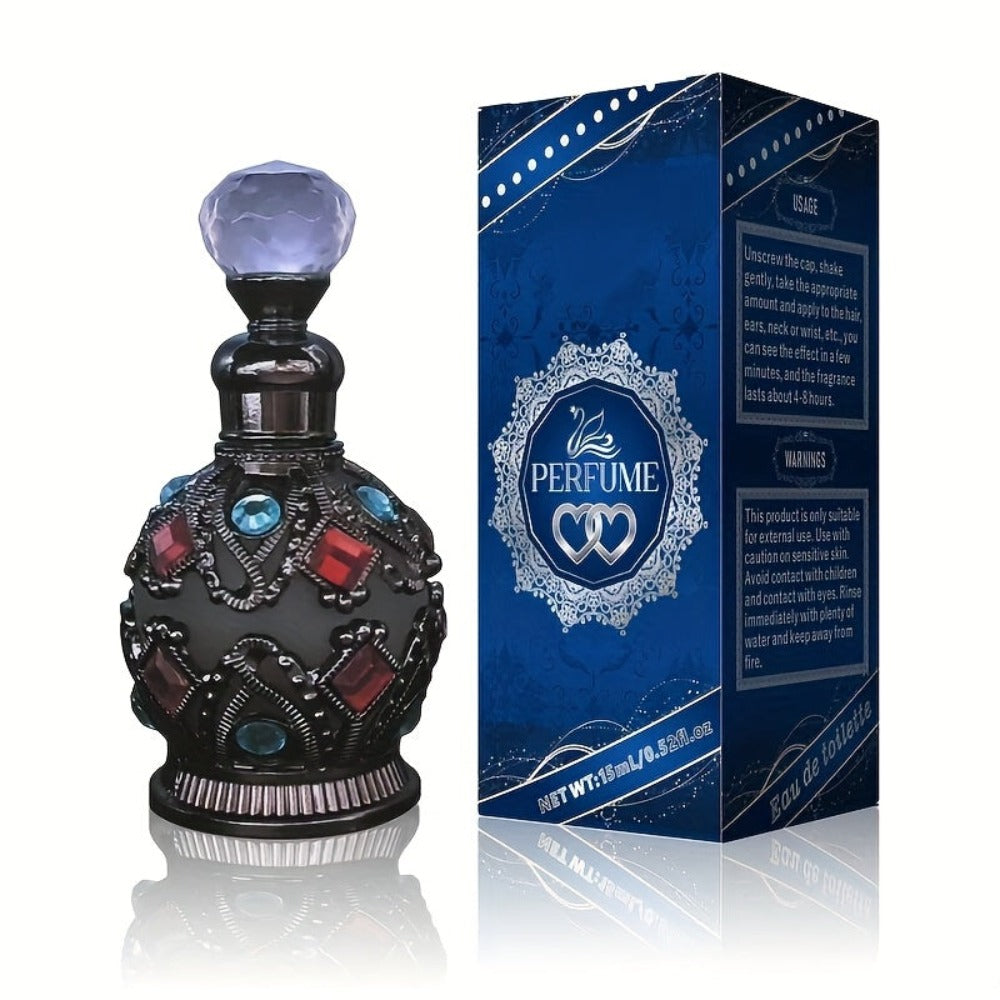 El perfume en aceite para mujer árabe comienza con una rica rosa, mezclado con vainilla cálida y notas amaderadas, desplegando tres capas de fragancia gradualmente. Agrega elegancia a los desplazamientos diarios, romance a las citas y glamour a las fiesta