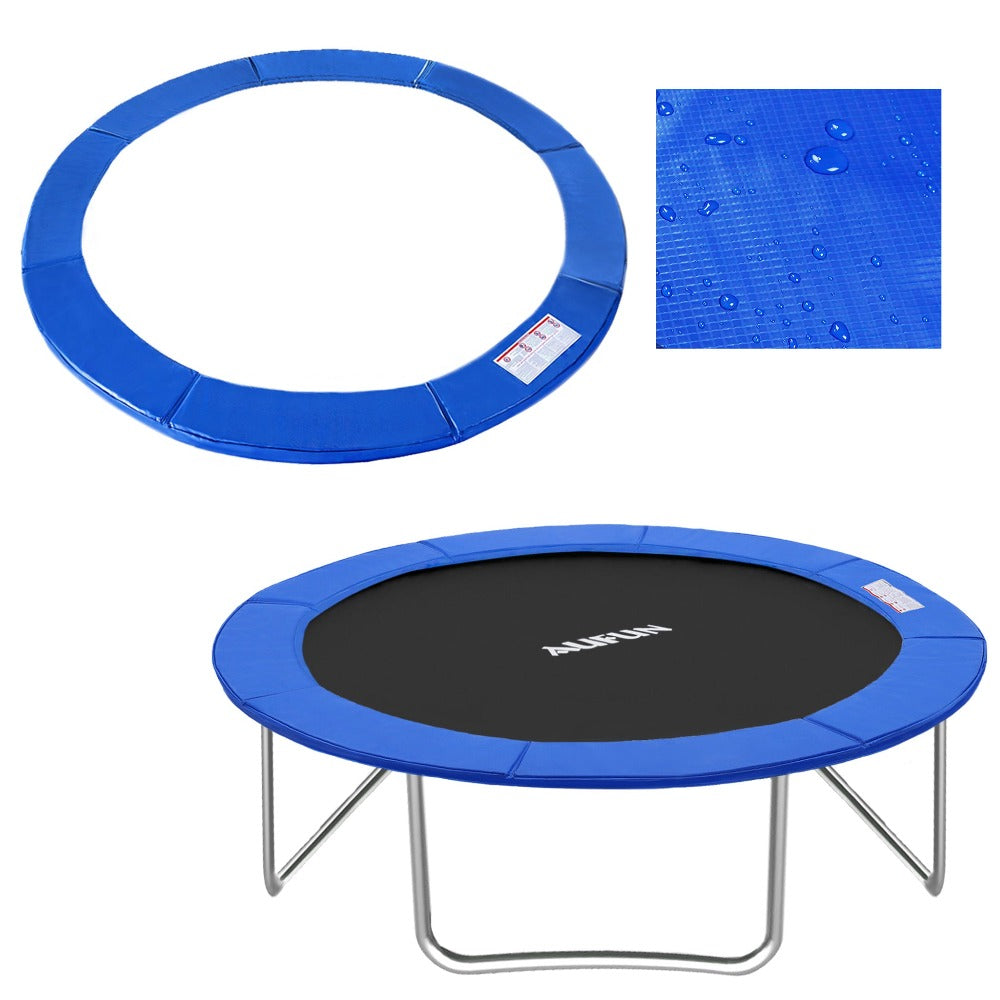 Borde de la cubierta del marco del trampolín, acolchado, diámetro 244 cm/305 cm/366 cm, juego de accesorios para trampolín con cubierta de resorte acolchada, resistente al desgarro y duradero.