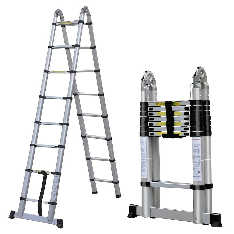 Escalera plegable para limpieza, almacenaje y bricolaje | Acero Inoxidable y Plegable