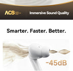 Auriculares Bluetooth | [Acer Oficial Original] 2026 Nuevos Auriculares Inalámbricos Estéreo TWS con Cancelación Activa de Ruido ANC, Reducción
