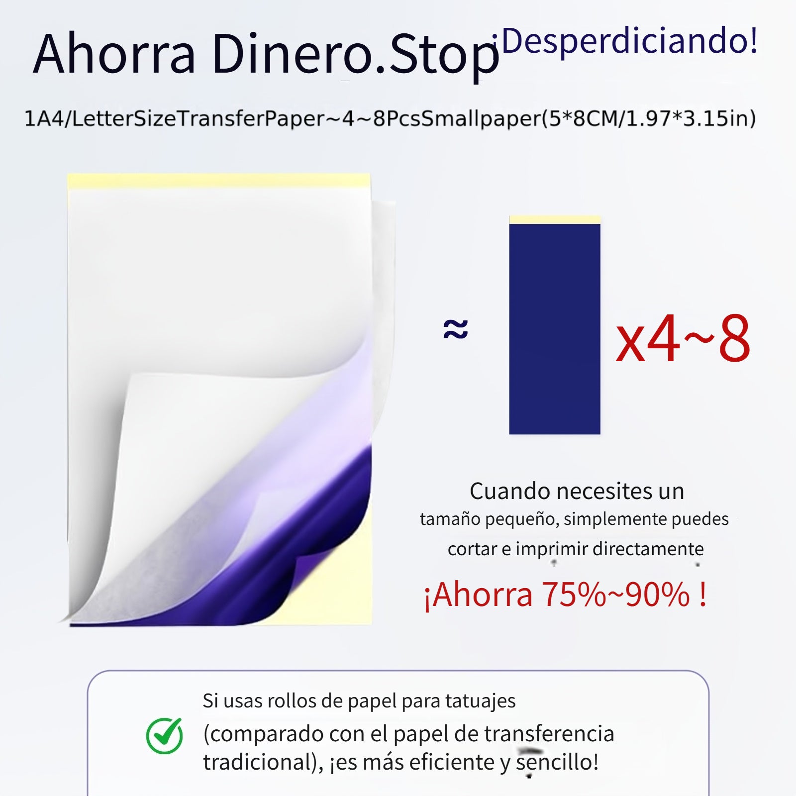 Impresora térmica | Mini Impresora Térmica de Esténcil para Tatuajes 2026, Nueva Versión Mejorada, Impresora Portátil de Transferencia de
