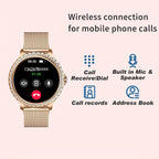 SIEMORL Smartwatch para Mujer con Pantalla Táctil Completa de 1.32 pulgadas, Smartwatch con Llamada Inalámbrica, Rastreador de Actividad Física con 20 Modos Deportivos, Diales Exclusivos, Relojes Inteligentes Impermeables para iPhone Android, Pulsera Depo