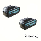 Paquete de 2 Baterías BL1860B de 8.0Ah + Cargador de Doble Puerto DC18RD de 6A Compatible con Batería Makita 14.4V-18V BL1860 BL1860B BL1850 BL1850B BL1840 Bl1830 y Cargador DC18RD DC18RC DC18SF DC18RC DC18RF (2 Baterías o 2 Baterías y Cargador)