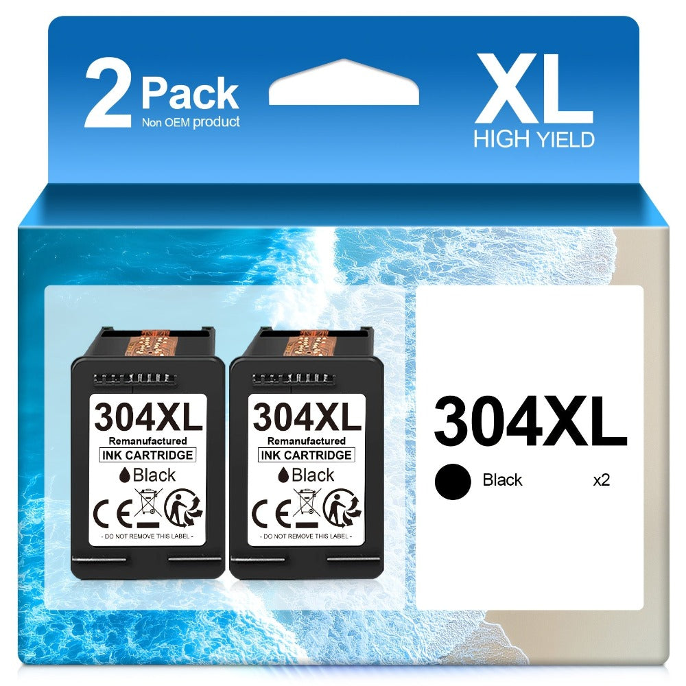 Cartuchos de Impresora Remanufacturados 304XL de Reemplazo para HP 304 XL Multipack y Color Compatibles con Envy 5000 5010 5020 5030 5032, Deskjet 2620 2622 2630 3720 3735 3750 3760 3762 3764