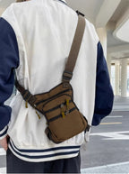 MEJORADA DL-45 Bolsa Multifunción para Pierna/Cintura - Uso Exterior, Senderismo y Deportes