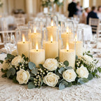 Velas LED sin llama | Boda Navidad hogar y centro de mesa
