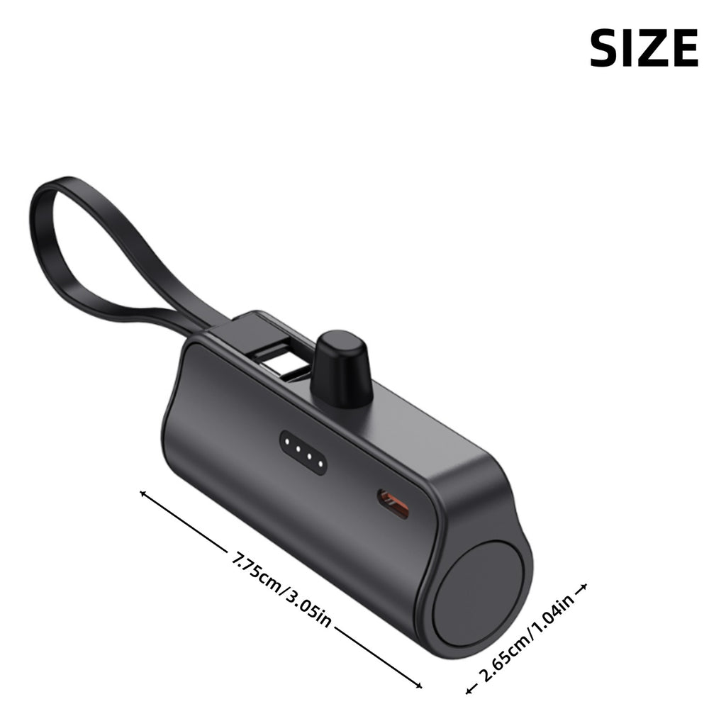Power bank para carga durante viajes y uso diario | 5000 mAh y 2 unidades