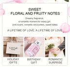 Perfume de Feromonas Avanzado Loving Lifetime Lady, Fragancia en Spray, Colonia, Fragancia Única, Emitiendo un Sabor Romántico, Almizcle en Crema, Un Must para Citas, Compras, Viajes, Adecuado para el Cumpleaños de Damas y el Día de la Madre, Regalo de Sa