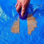 Lona con ojales metálicos |Lona ripstop para exteriores |Bordes reforzados |Ideal para tiendas, camping, techos y uso polivalente |Azul