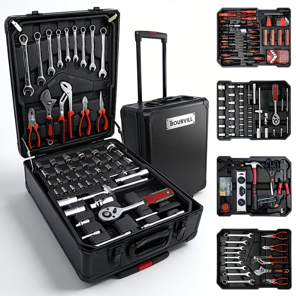 Kit de herramientas | Juego de herramientas de 899/53/51/46 piezas, kit de herramientas de maquinaria para reparaciones del hogar y kit de
