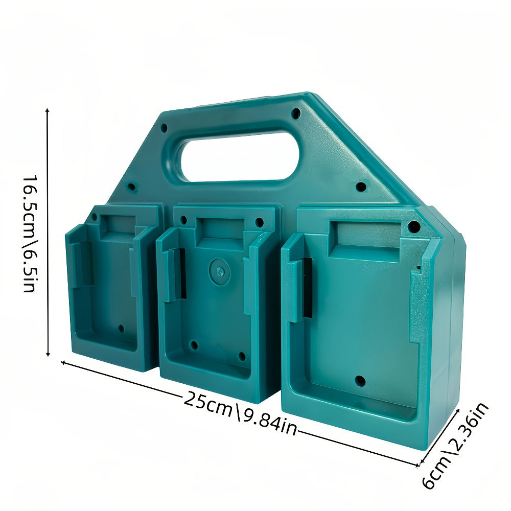 Estuche para baterías de herramientas Makita para banco de trabajo garaje y transporte | diseño funcional