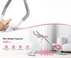 Máquina de entrenamiento abdominal, equipo para ejercicios de core, entrenador ajustable para uso en gimnasio en casa, entrenador de abdominales plegable, máquina de ejercicio que apunta a abdominales, brazos, piernas y glúteos, entrenador de core y abdom