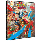 Portafolio Pokémon de 9 bolsillos – Carmín y Morado: Mega Evolución | Álbum de Colección para hasta 180 Tarjetas | Accesorios Oficiales de Pokémon