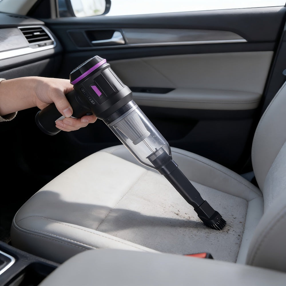 Aspiradora Inalámbrica Portátil, Mini Aspiradora de Alta Potencia, Multifuncional, Adecuada para Coches, Hogares, Oficinas, Camping y Limpieza de Polvo de Teclados de Computadoras y Laptops