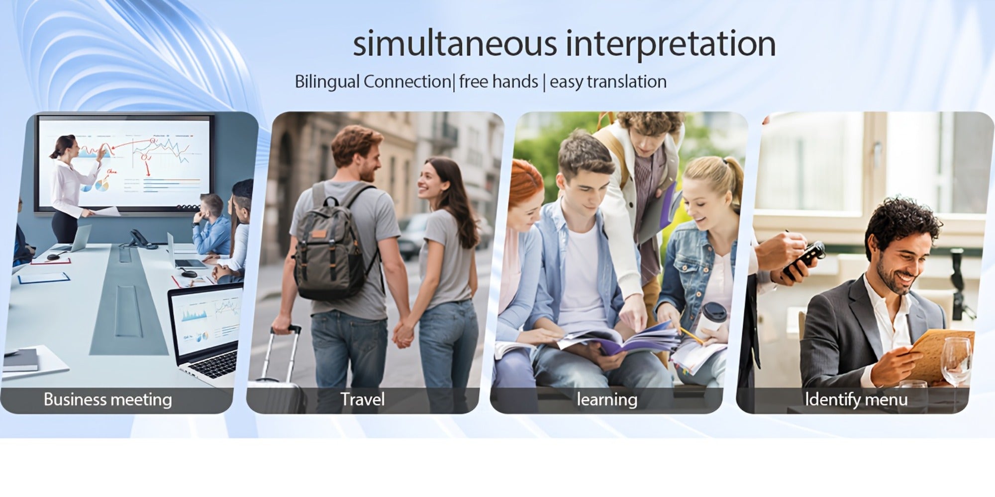 Peiko Dispositivo de Traducción de 150 Idiomas, Traductor de Voz en Tiempo Real Bidireccional con IA, Gadget Tecnológico Mini, Traducción sin Conexión, Ideal para Aprendizaje, Viajes y Comunicación Empresarial