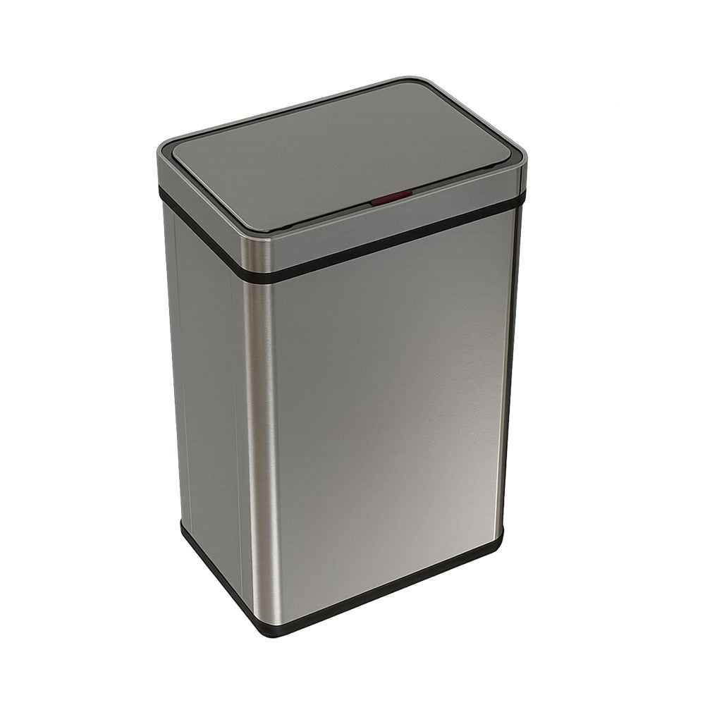 Well Home Cubo de Basura de 50-70L en Acero inoxidable con Sensor automático y Filtro antiolor Carbon Bins